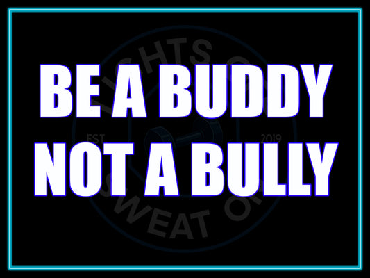 Be a Buddy, Not a Bully