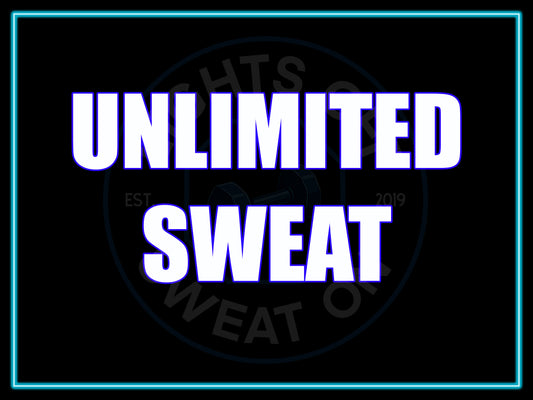 UNLIMITED SWEAT ON